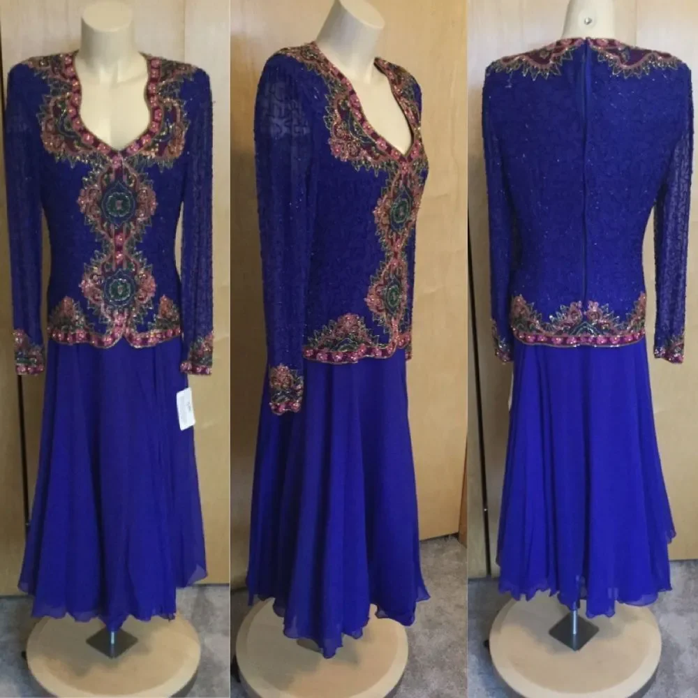 Vintage Collection Adriana papell beaded dress - Picture 1 of 8
